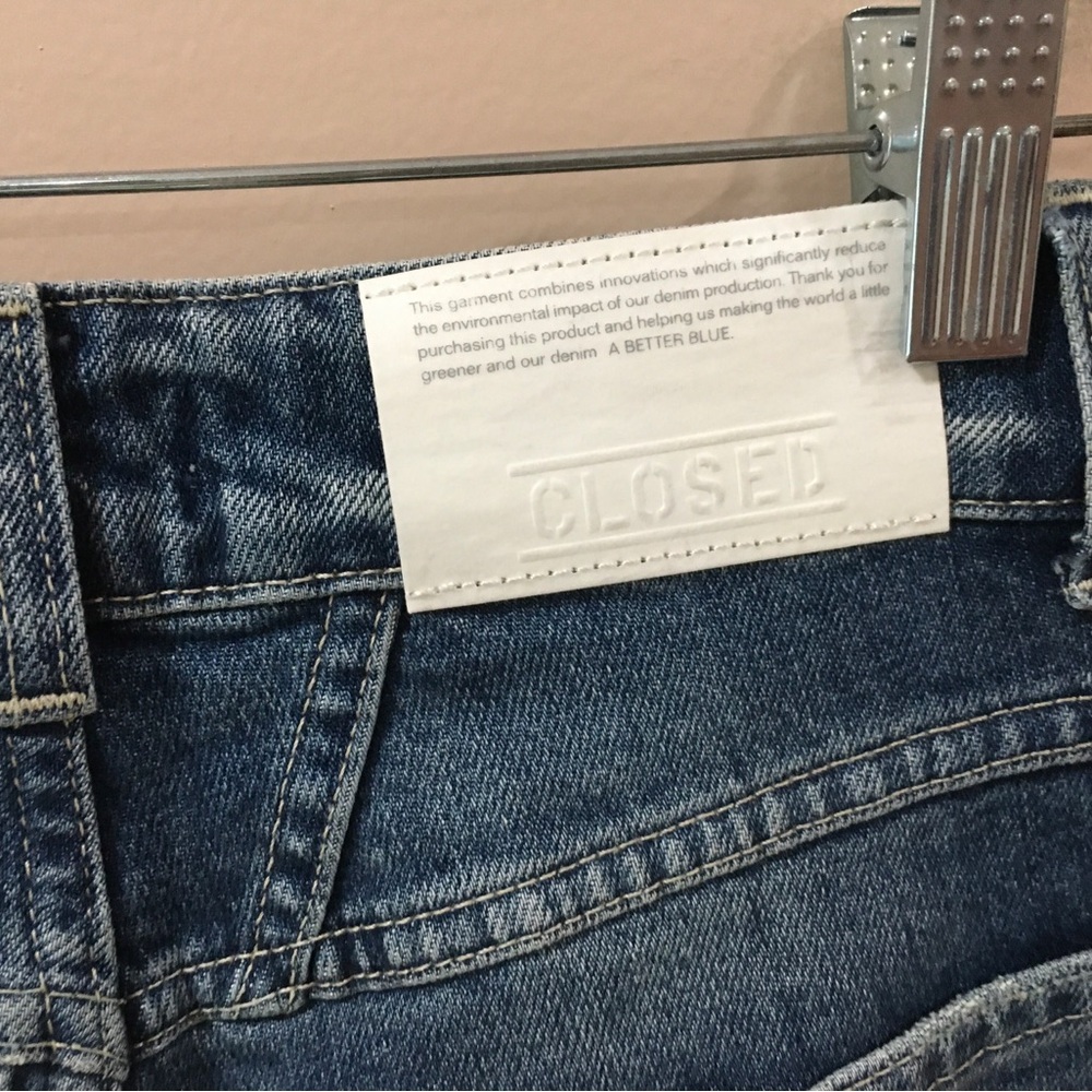 CLOSED Jeans Pedal Pusher High Rise Denim Blue Women XXS New C88002 New - Picture 3 of 7